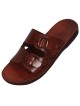Sandales pour hommes en cuir faites à la main Red Sea - Marron