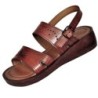 Queen Esther Handmade Brown Leather Women's Sandals
