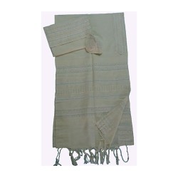Gabrieli Handwoven Off white Cotton Ta... | Gabrieli Hand Woven Tallit