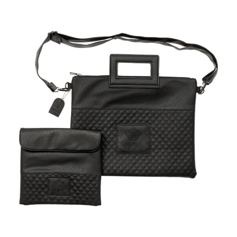 Faux Leather Tallit Tefillin Bag with Sho... | Jewish Gift from Israel