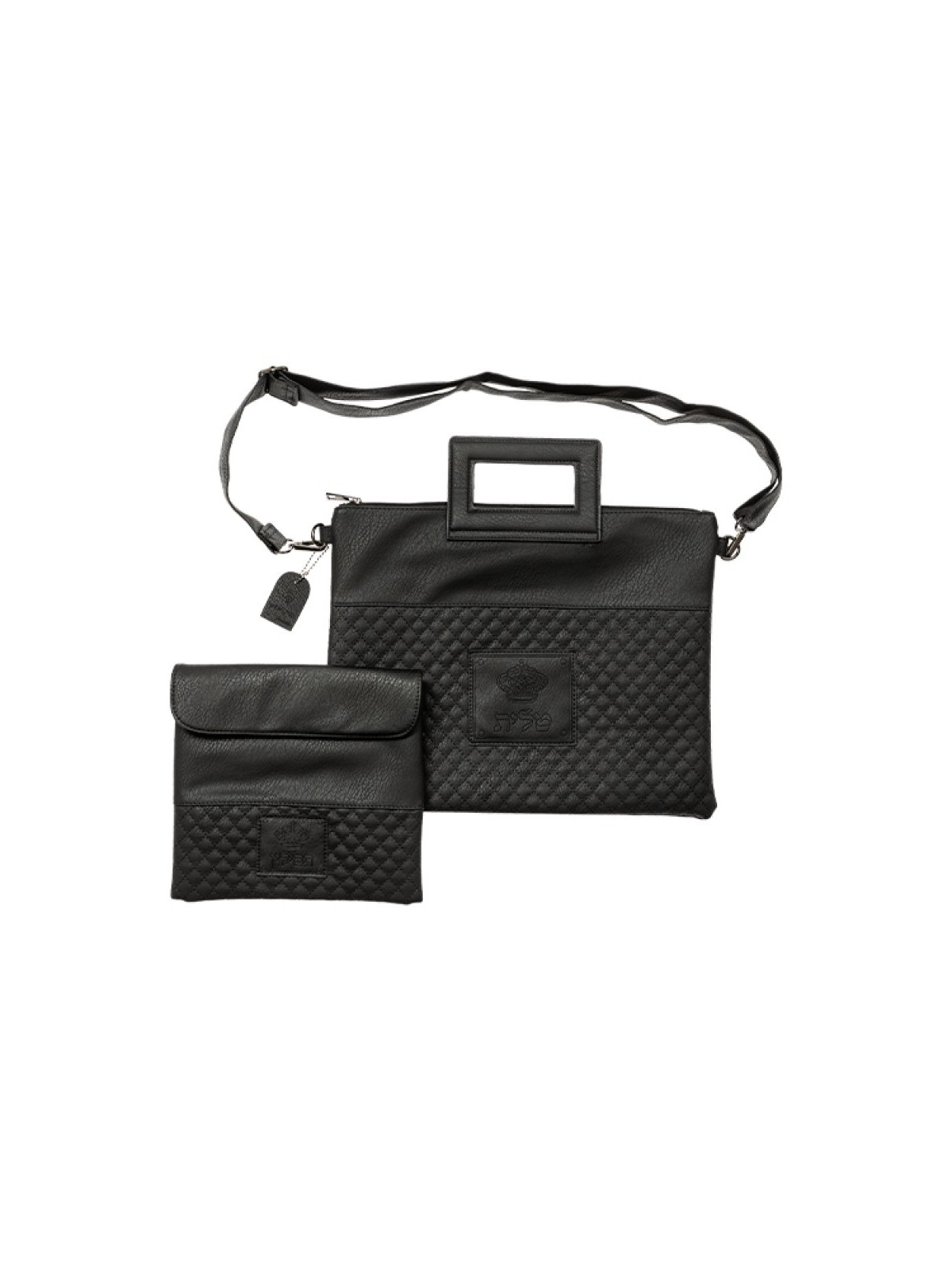 Faux Leather Tallit Tefillin Bag with Sho... | Jewish Gift from Israel