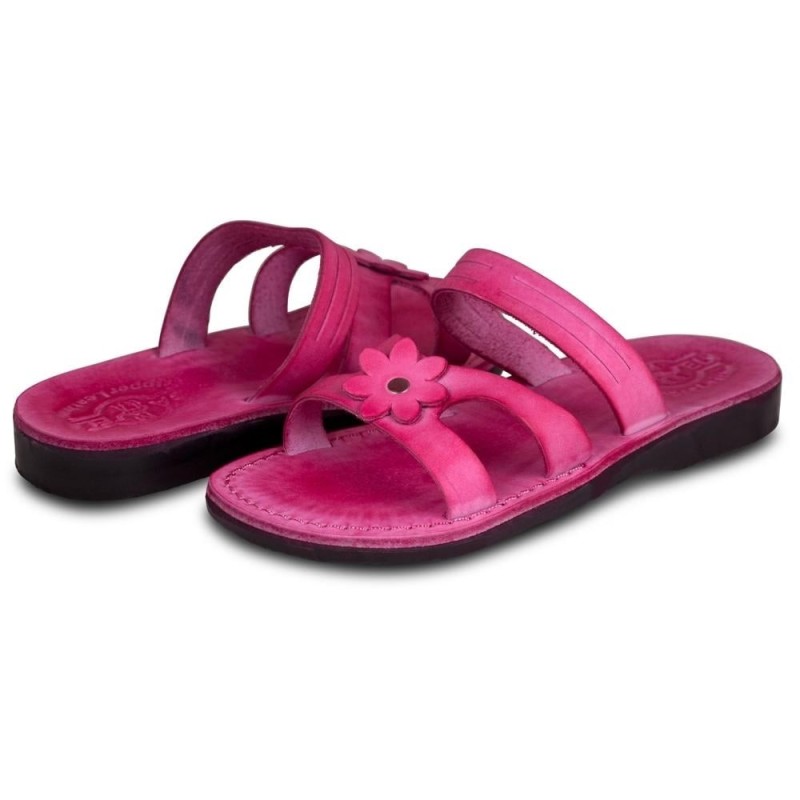 Sandales pour femmes en cuir faites à la main Daisy