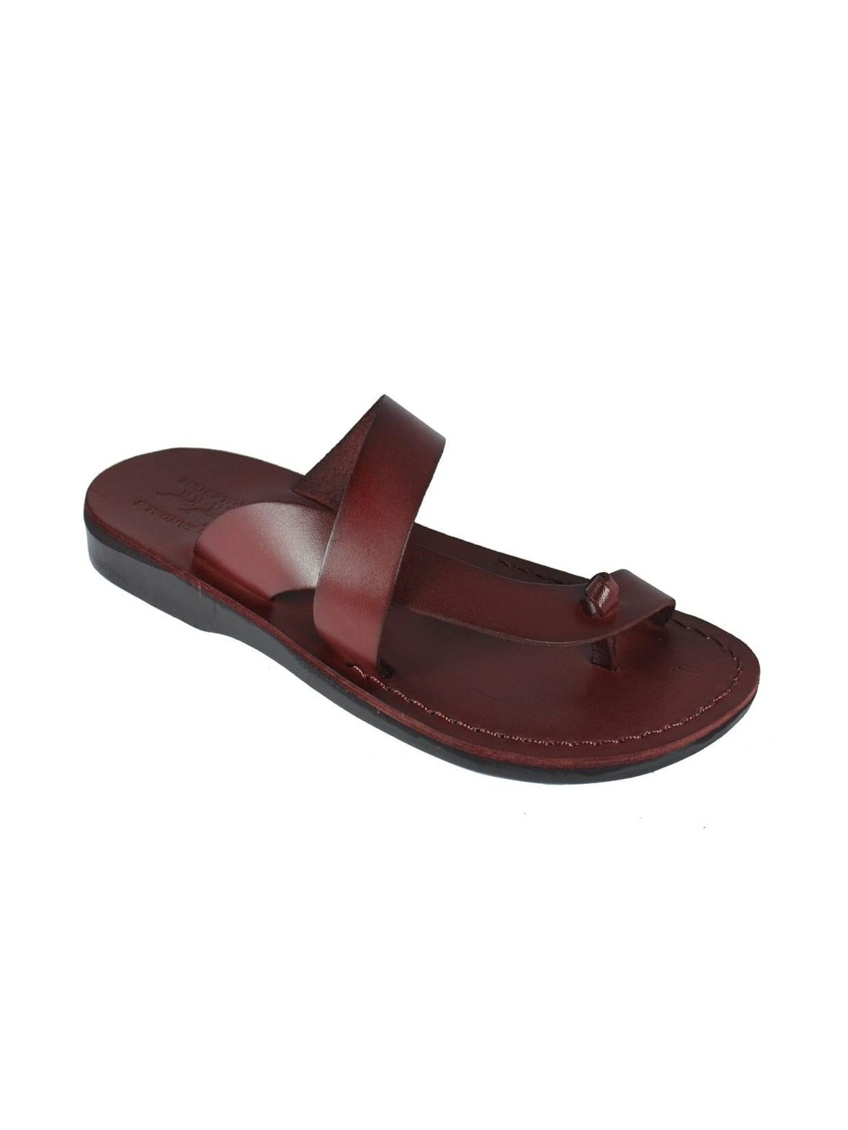 Sandales unisexes en cuir faites à la main Lotus
