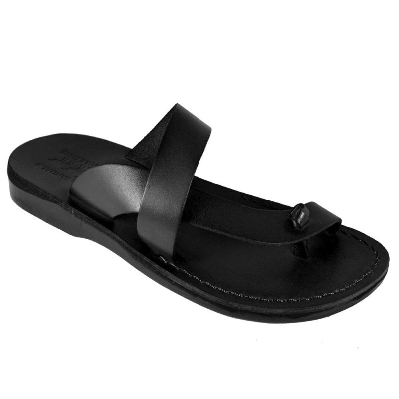 Sandales unisexes en cuir faites à la main Lotus