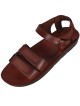 Noah Handmade Leather Men's Sandals (Brown)