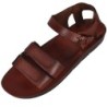 Noah Handmade Leather Men's Sandals (Brown)