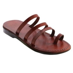 Sandales unisexes en cuir faites à la main Cain