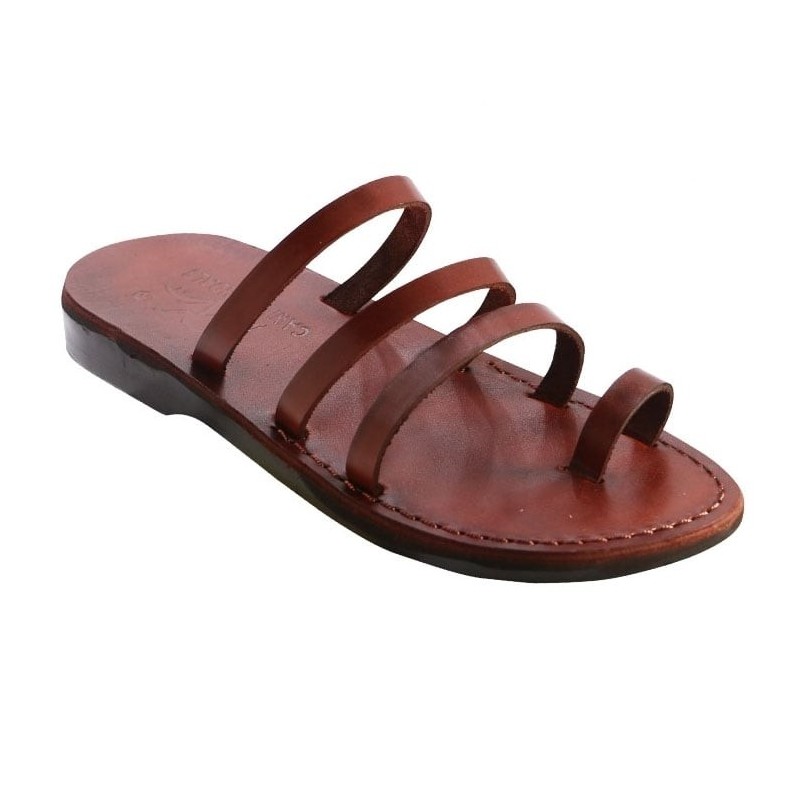 Sandales unisexes en cuir faites à la main Cain