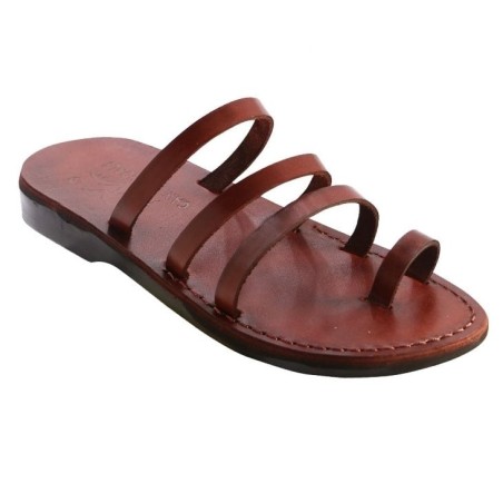 Sandales unisexes en cuir faites à la main Cain