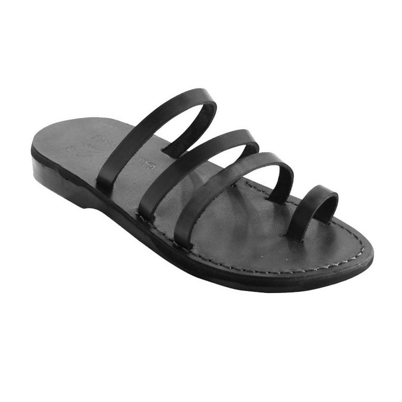 Sandales unisexes en cuir faites à la main Cain