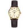 Hebrew Letters Classic Golden Watch by Adi - Unisex
