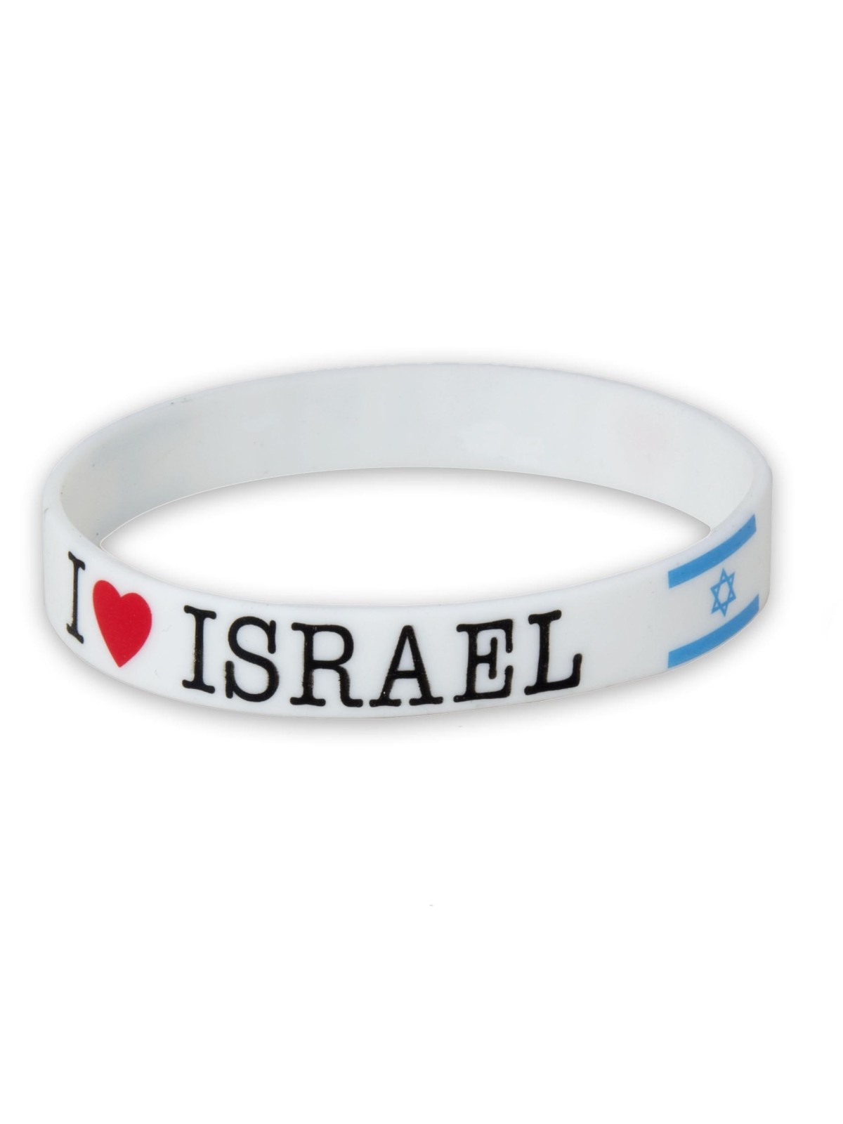 Rubber Bracelet - I Love Israel