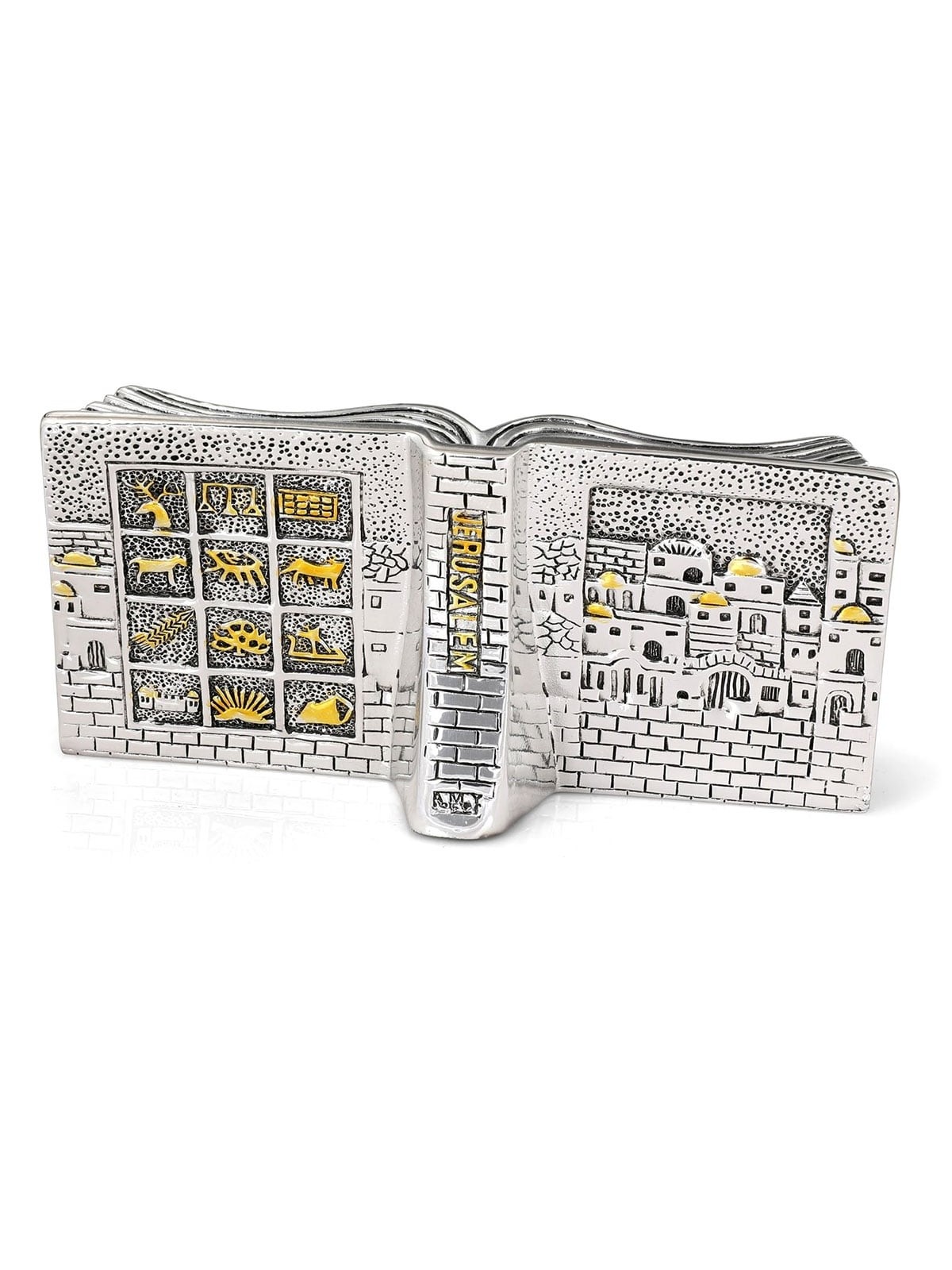 Jerusalem Silver-Plated Book Home Blessing Miniature