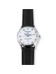 Adi Watches Silver-Plated Israeli Flag Unisex Watch with Hebrew Letter