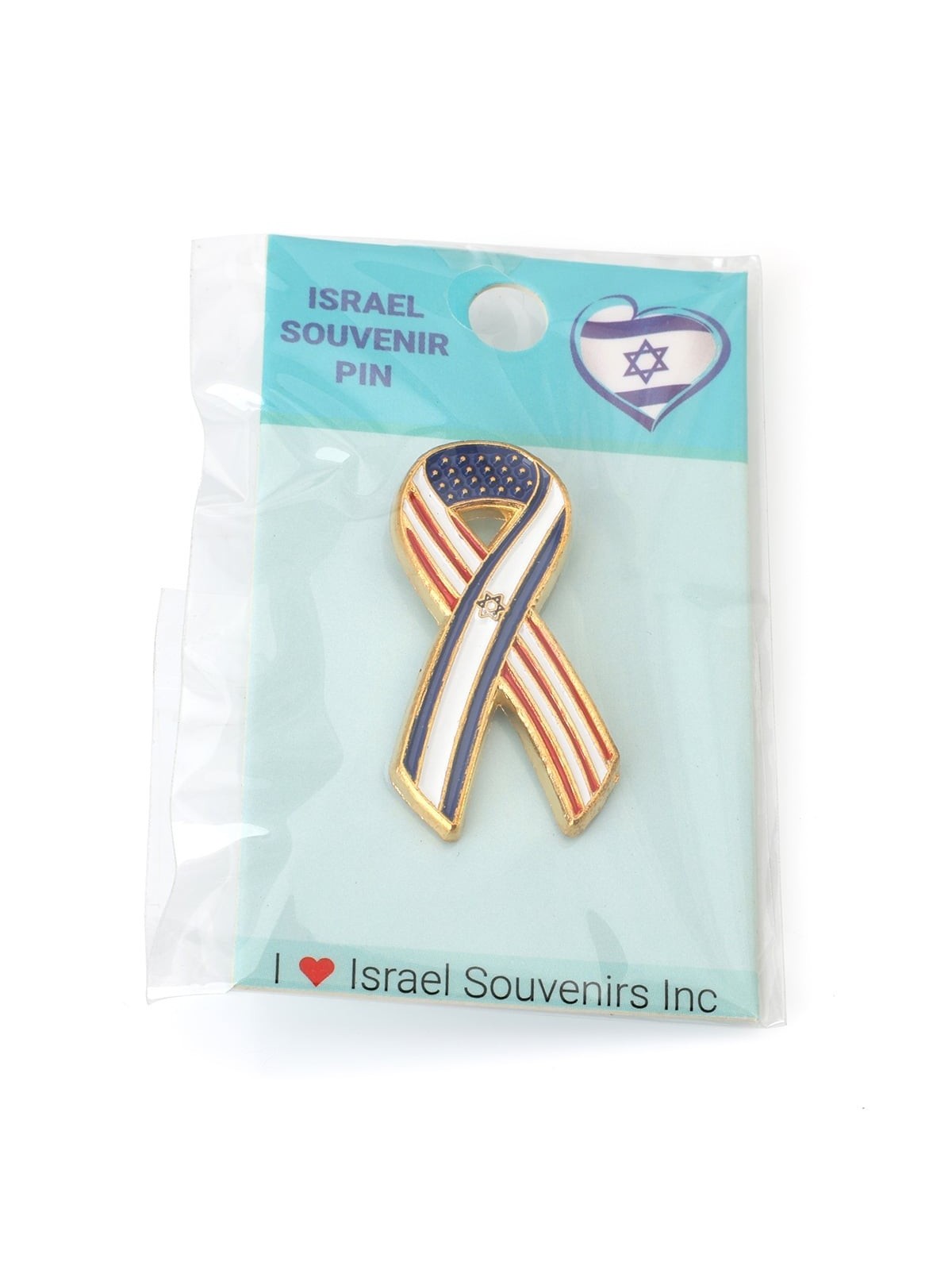 Israel and America United Enamel Lapel Pin