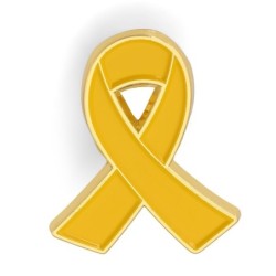 Hostages Yellow Ribbon Lapel Pin