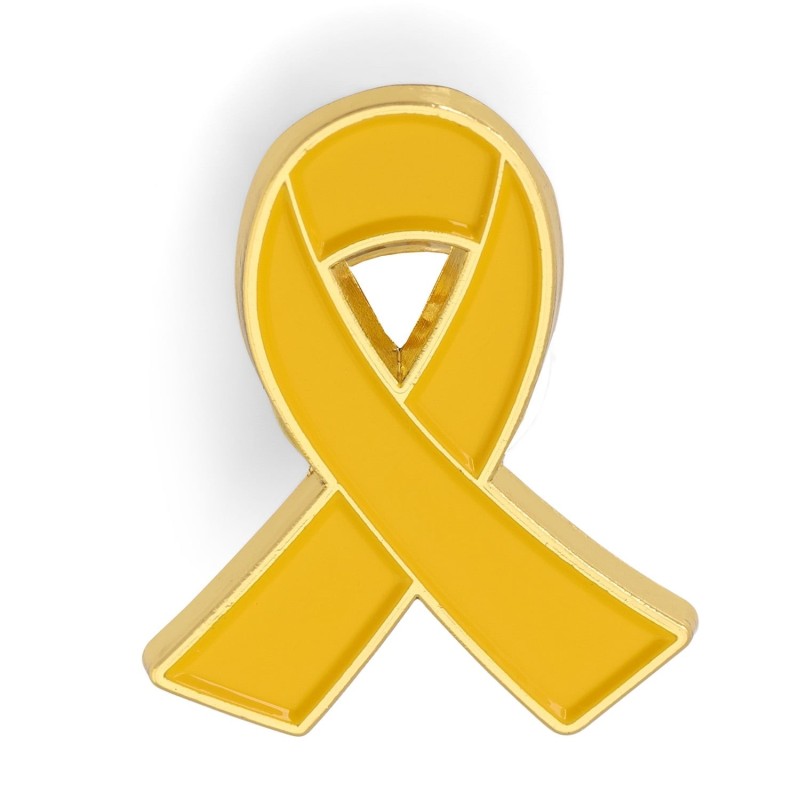 Hostages Yellow Ribbon Lapel Pin