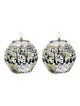 Jerusalem Ball Silver and Gold Candlesticks