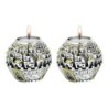 Jerusalem Ball Silver and Gold Candlesticks