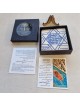 Art In Clay Handmade Am Yisrael Chai and Star of David Ceramic Plaque
