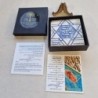 Art In Clay Handmade Am Yisrael Chai and Star of David Ceramic Plaque