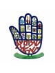 David Gerstein Signed Sculpture - Hamsa Motifs - Peace Upon Israel