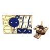 Stand with Israel Wooden Dreidel: Do-It-Yourself 3D Puzzle Kit