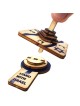 Stand with Israel Wooden Dreidel: Do-It-Yourself 3D Puzzle Kit