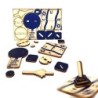 Stand with Israel Wooden Dreidel: Do-It-Yourself 3D Puzzle Kit