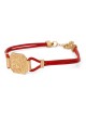 Israel Museum Curative Amulet. Sterling Silver and Leather Bracelet. R