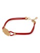 Israel Museum Curative Amulet. Sterling Silver and Leather Bracelet. R