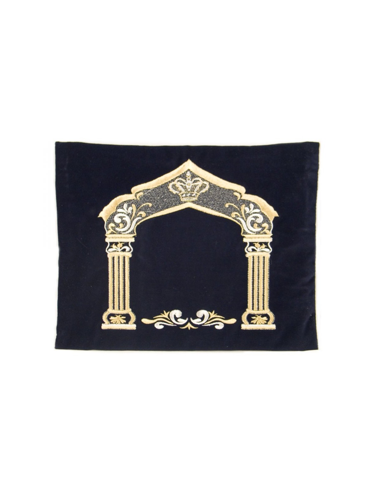 Dark Blue Velvet Tallit Tefillin Bags Gold ... | Talit & Tefillin Bags