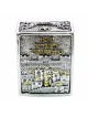 Jerusalem Scenery Silver-Plated and Golden Tzedakah Box
