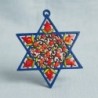 Yair Emanuel Metal Star of David - Pomegranates