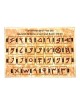 Interactive Ancient Hebrew Script and Rashi Letters Educational Wooden