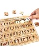 Interactive Ancient Hebrew Script and Rashi Letters Educational Wooden