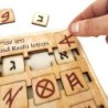 Interactive Ancient Hebrew Script and Rashi Letters Educational Wooden