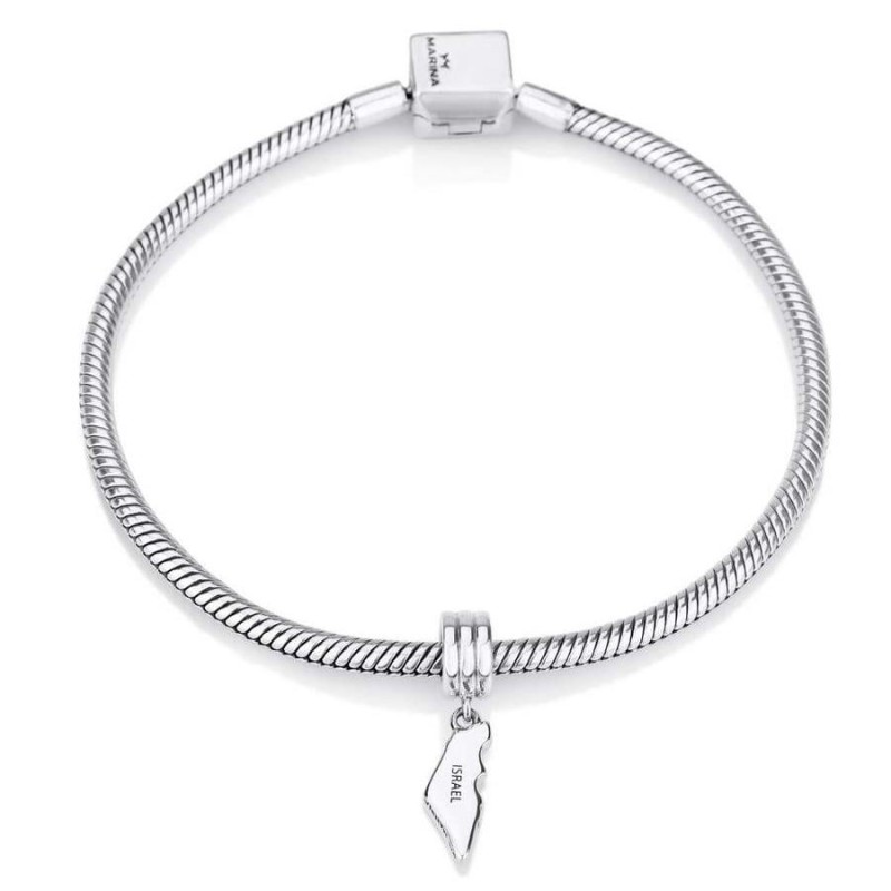 Marina Jewelry Land of Israel Pendant Charm