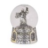 Silver-Plated Moses on Mount Sinai Snow Globe