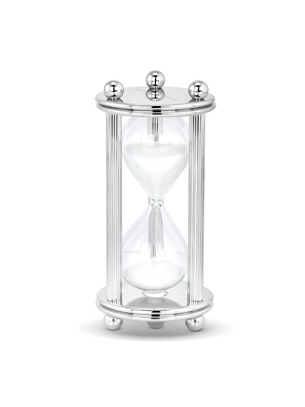 Hazorfim Silver-Plated 30-Minute Hourglass