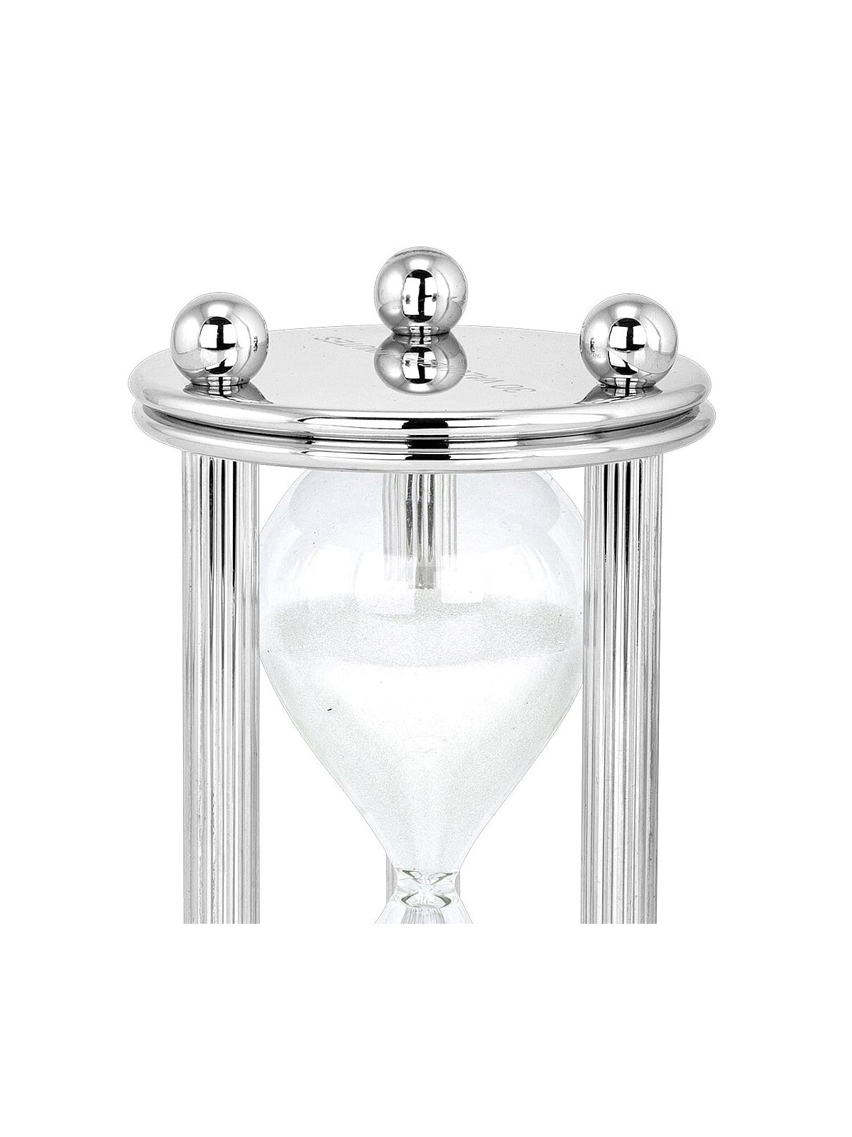 Hazorfim Silver-Plated 30-Minute Hourglass