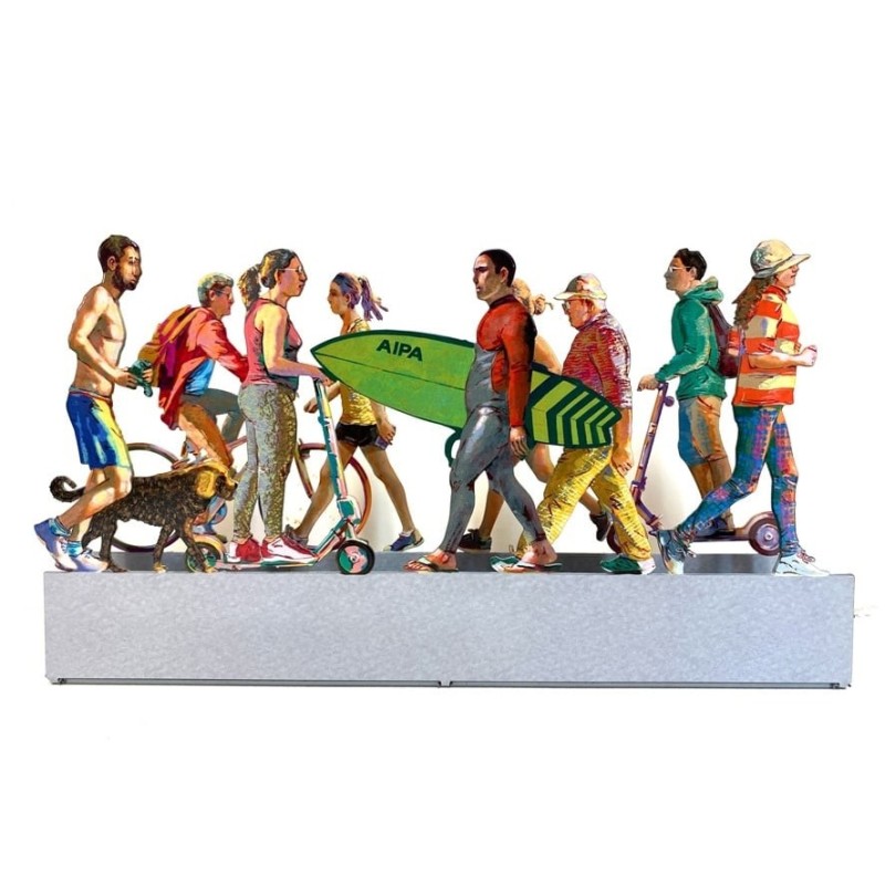 David Gerstein Tel Aviv Promenade Sculpture