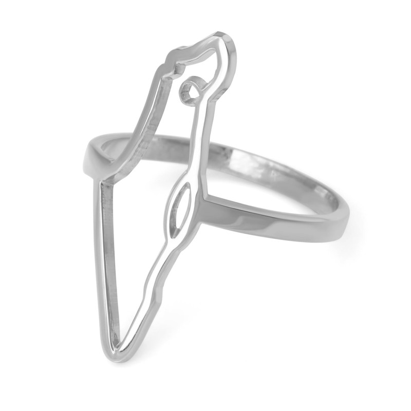 Land of Israel Ring - Silver or Gold-Plated Option