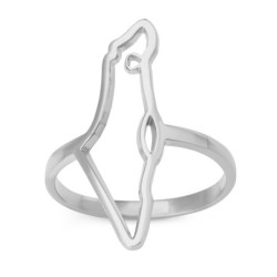 Land of Israel Ring - Silver or Gold-Plated Option