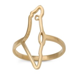 Land of Israel Ring - Silver or Gold-Plated Option