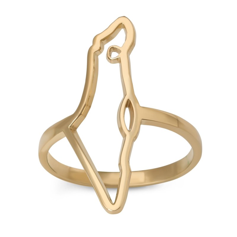 Land of Israel Ring - Silver or Gold-Plated Option