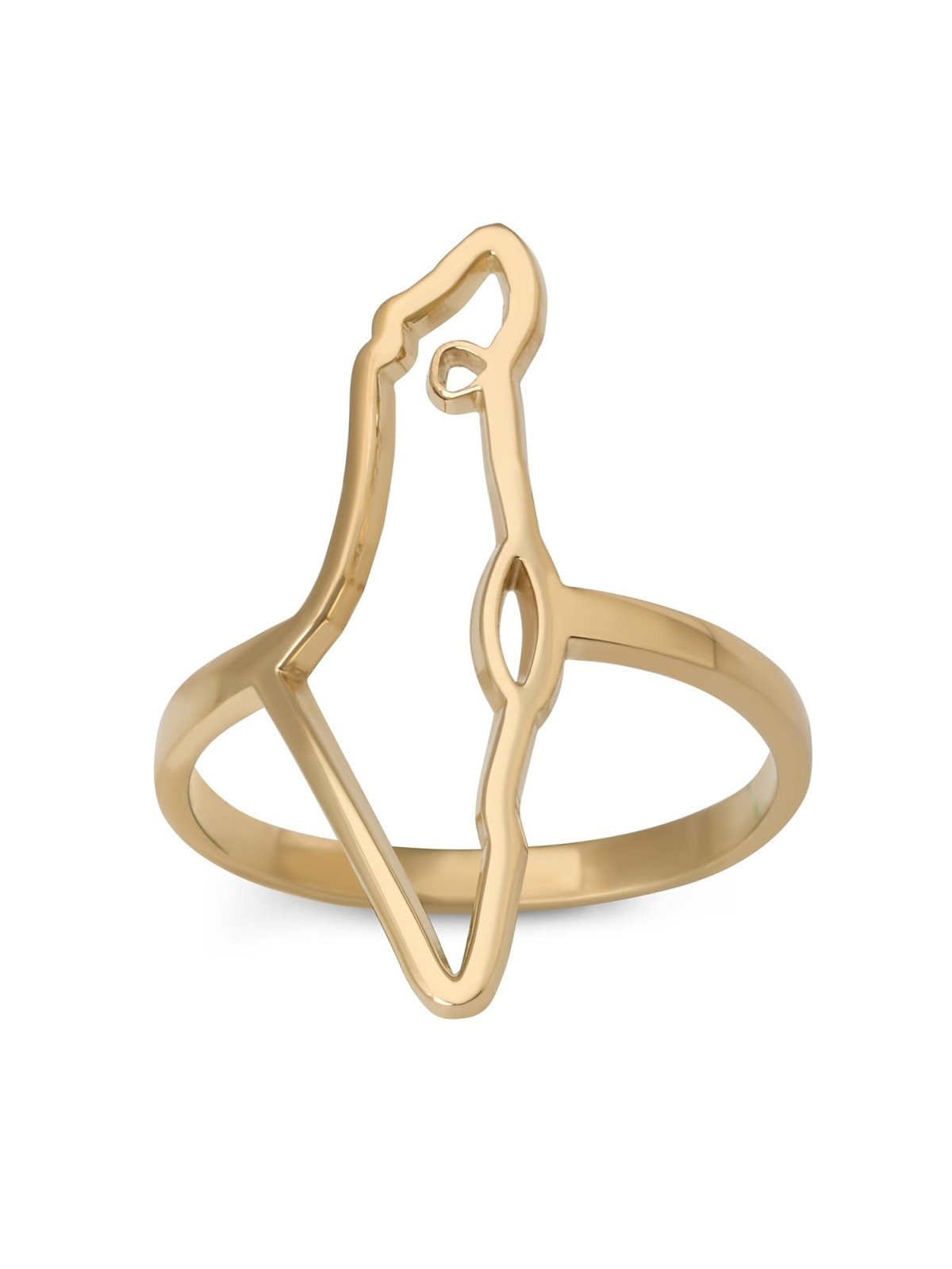 Land of Israel Ring - Silver or Gold-Plated Option