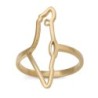 Land of Israel Ring - Silver or Gold-Plated Option