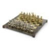 Silver-Plated Greek-Themed Chess Set by Hazorfim