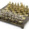 Silver-Plated Greek-Themed Chess Set by Hazorfim